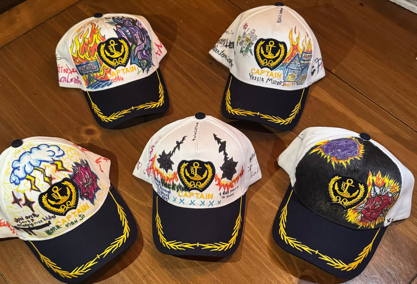 Casquette unique ( fait à la main )