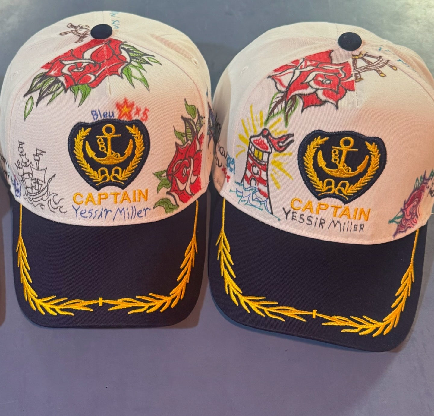 Casquette unique ( fait à la main )