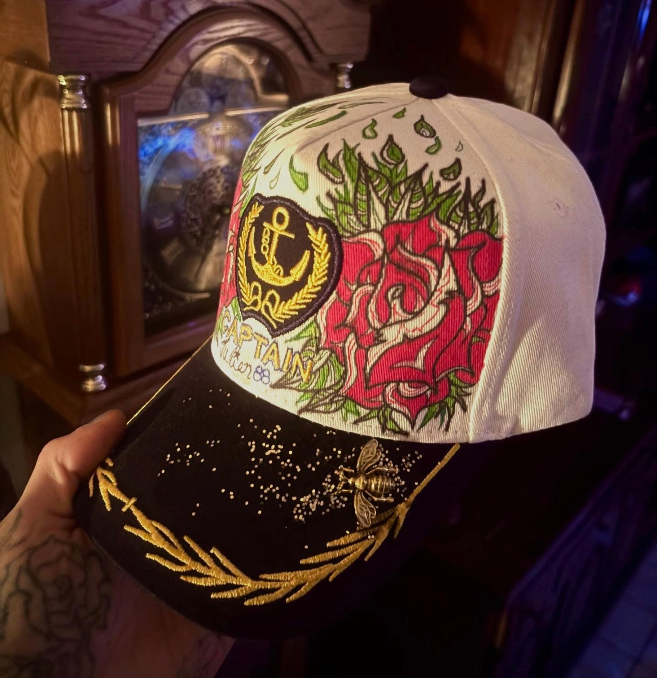 Casquette unique ( fait à la main )