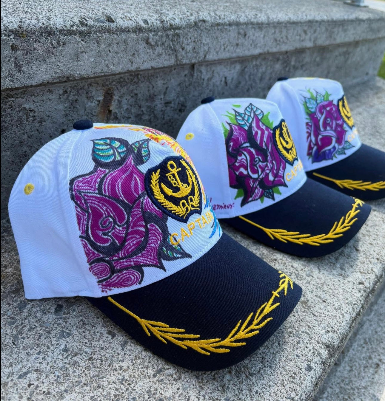 Casquette unique ( fait à la main )