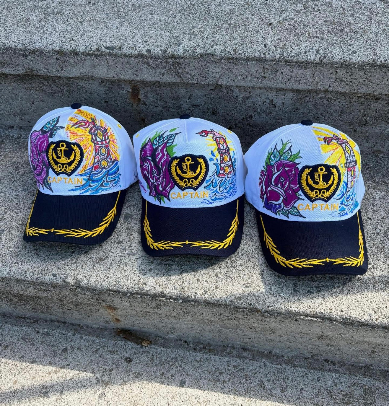 Casquette unique ( fait à la main )