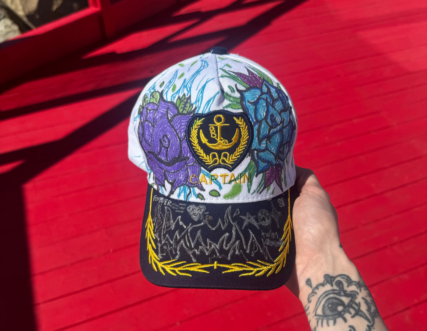 Casquette unique ( fait à la main )