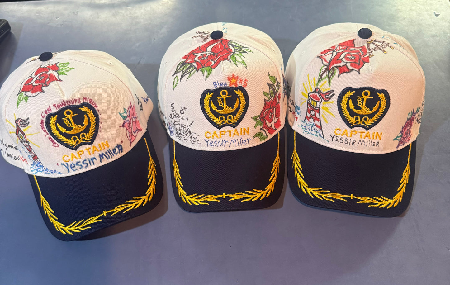 Casquette unique ( fait à la main )